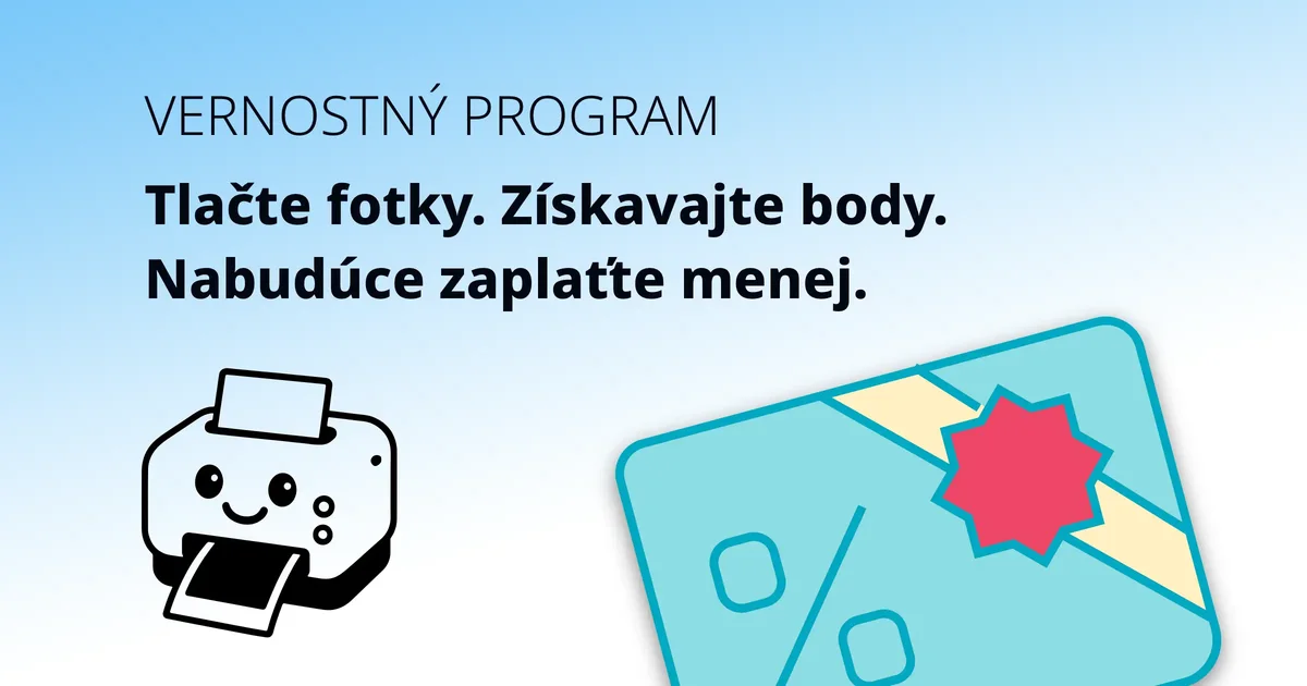 Tlačte fotky, zbierajte body a nabudúce zaplaťte menej