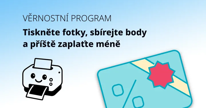 Tiskněte fotky, sbírejte body a příště zaplaťte méně